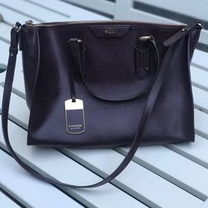 Ralph Lauren maroon bag